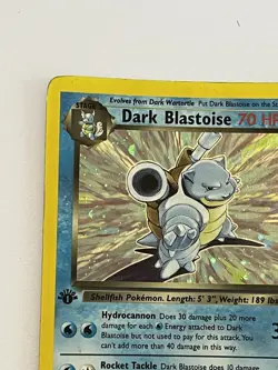 Pokemon Dark Blastoise TCG Team Rocket Holo Card 3/82 1st Edition - Image 4