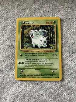 Nidoran Jungle Set 57/64 Pokemon Card - Image 1
