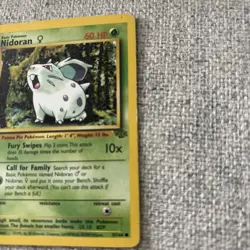 Nidoran Jungle Set 57/64 Pokemon Card - Image 2