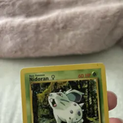 Nidoran Jungle Set 57/64 Pokemon Card - Image 4