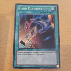 Card Destruction 1st Ed Print Secret LCYW-EN060 Yu-Gi-Oh! - Image 1
