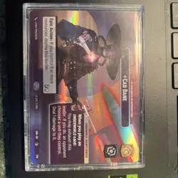 Cad Bane: Star Wars Unlimited RARE SHOWCASE Card - Shadows of the Galaxy CCG - Image 1