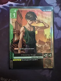 Heero Yuy ST02-010 NM (C+) Gundam TCG Card Game - Image 1