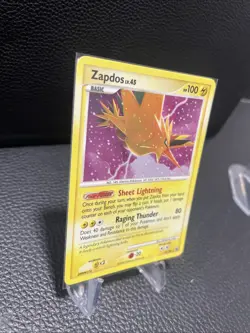 Pokemon TCG Zapdos Majestic Dawn Holo Rare Card 14/100 LP Condition - Image 2