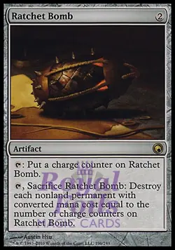 Ratchet Bomb 1x FOIL SOM MTG Scars of Mirrodin Rare NM artifact - Image 1