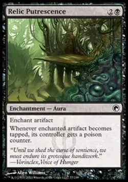 Relic Putrescence -Foil Light Play MTG Scars of Mirrodin - Image 1