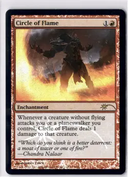 Circle Of Flame LP* FOIL PROMO WPN and Gateway 78 DCI mtg -UnltdCards - Image 1