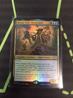 MTG Magic The Gathering Bonny Pall, Clearcutter Foil Prerelease Promo - Image 1