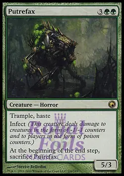 Putrefax 1x FOIL SOM MTG Scars of Mirrodin Rare NM green - Image 1