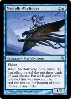 Merfolk Wayfinder - Zendikar #56/249 MTG Magic The Gathering - Image 1