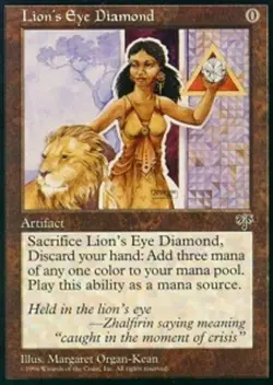 Lion's Eye Diamond - Mirage # MTG Magic The Gathering - Image 1