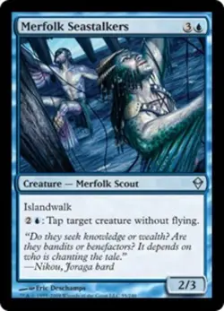 Merfolk Seastalkers - Zendikar #55/249 MTG Magic The Gathering - Image 1
