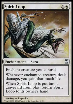 MTG magic cards 1x Spirit Loop - Foil Time Spiral NM-Mint, English - Image 1