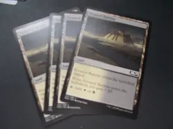 Scoured Barrens x4 MTG Core Set 2020 Multi-Color Common Land NM/M - Image 1