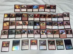 LARGE XL MTG GOBLINS magic the gathering collection!!+Bonuses! - Image 1
