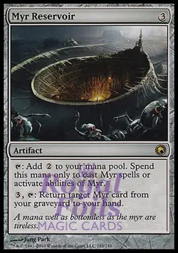 Myr Reservoir 1x FOIL SOM MTG Scars of Mirrodin Rare MINT artifact - Image 1