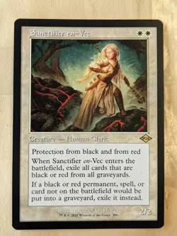 SANCTIFIER EN-VEC RETRO FRAME-MTG-MODERN HORIZONS 2-RARE 386 - Image 1
