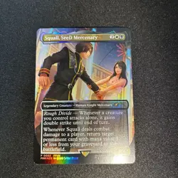 MTG Standard Showdown Promos Squall, SeeD Mercenary FOIL Final Fantasy English - Image 1