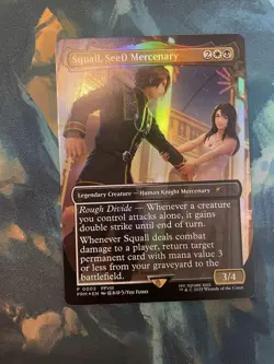 MTG Standard Showdown Promos Squall, SeeD Mercenary FOIL Final Fantasy English - Image 1