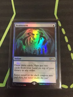 MTG Magic The Gathering Brainstorm Foil SLD 1162 Rare Blue Instant Commander - Image 1