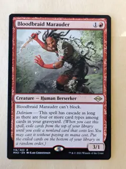 BLOODBRAID MARAUDER-MTG-MODERN HORIZONS 2-RARE 116/303 - Image 1