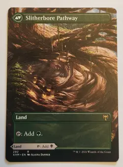MTG Darkbore & Slitherbore Pathway #292 Rare Land NM+ - Image 1