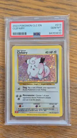 Pokemon - PSA 10 - Clefairy - 013 - Classic Collection Card - English - Image 1