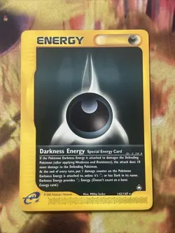 Darkness Energy Non Holo Rare 142/147 Pokemon Aquapolis - Image 1