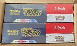 2x Pokemon Surging Sparks Elite Trainer Box & Booster Bundle Costco 2 Pack - Image 2