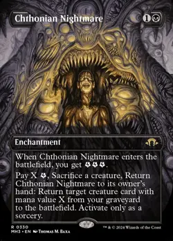19 Chthonian Nightmare- Modern Horizons 3 Borderless Foil MTG-NM - Image 1