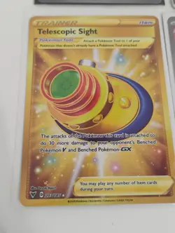 Pokemon Gold Secret Rare/Full Art/Galarian Gallery/Durant Ex Holo Cards - Image 4