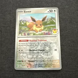 Pokemon TCG Eevee - (Pokemon Day 2025) (Reverse Cosmos Holo) 074/131 - Image 1