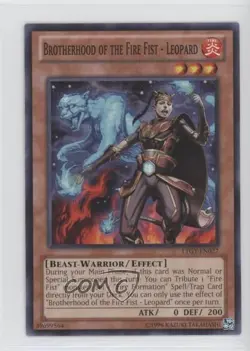 Brotherhood of the Fire Fist - Leopard Unlimited YuGiOh Lord Tachyon Galaxy - Image 1