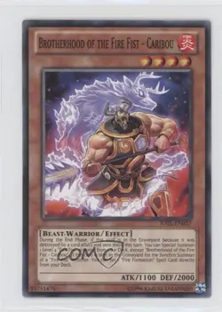 Brotherhood of the Fire Fist - Caribou 1st Ed. YuGiOh Judgment Light #JOTL-EN027 - Image 1