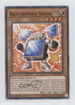 Batteryman Solar 1st Ed. YuGiOh Flames of Destruction #FLOD-EN027 - Image 1