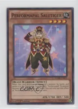 Performapal Salutiger 1st Ed. YuGiOh Master of Pendulum Structure Deck - Image 1