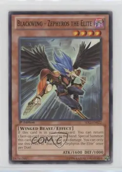 Blackwing - Zephyros the Elite 1st Ed. YuGiOh Realm of Light Structure Deck - Image 1
