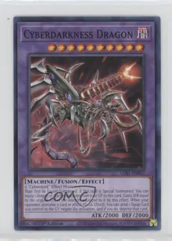 Cyberdarkness Dragon 1st Ed. YuGiOh Legendary Duelists: Season 1 #LDS1-EN037 - Image 1