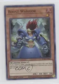 Boost Warrior 1st Ed. YuGiOh Battles of Legends: Armageddon #BLAR-EN063 - Image 1