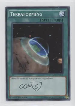 Terraforming 1st Ed. YuGiOh Rise of the True Dragons Structure Deck #SR02-EN034 - Image 1