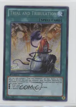 Trial and Tribulation 1st Ed. YuGiOh Galactic Overlord #GAOV-EN087 - Image 1