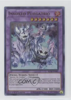 Invoked Purgatrio 1st Ed. YuGiOh Battles of Legends: Armageddon #BLAR-EN082 - Image 1