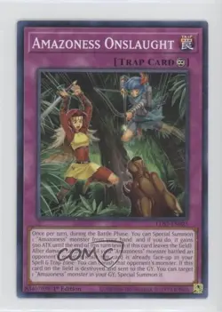 Amazoness Onslaught 1st Ed. YuGiOh Legendary Duelists: Season 1 #LDS1-EN025 - Image 1