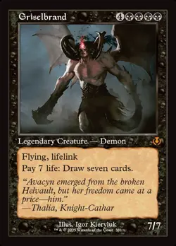 71 Griselbrand- Innistrad Remastered Retro Frame Foil MTG-NM - Image 1