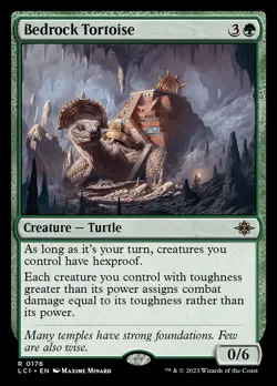Bedrock Tortoise The Lost Caverns of Ixalan NM Creature Rare MAGIC CARD ABUGames - Image 1