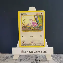 Rattata 61/102 Base Set Pokemon Card WOTC - Image 1