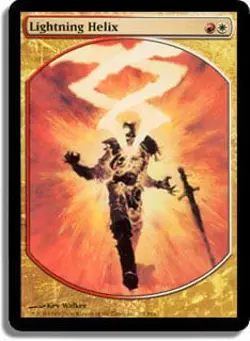 Lightning Helix (Player Rewards Textless) Promo PLD Special CARD ABUGames - Image 1