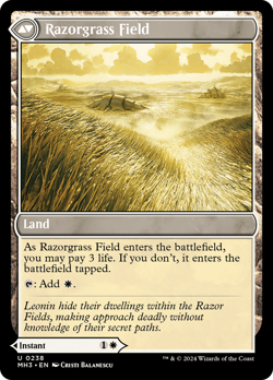 Razorgrass Ambush / Razorgrass Field FOIL Modern Horizons 3 NM CARD ABUGames - Image 2