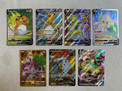 Pokemon TCG Sword & Shield era Hyper Rare & Full Art card lot of 7 NM - Image 1
