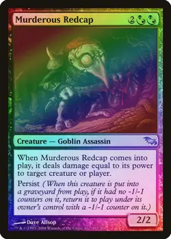 Murderous Redcap FOIL Shadowmoor PLD Black Red Uncommon MAGIC CARD ABUGames - Image 1